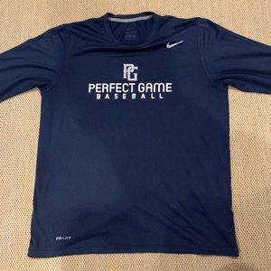 Nike long sleeve Dri-Fit baseball tee